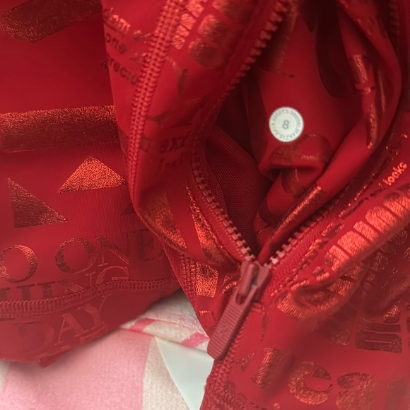Lululemon Define Jacket *Manifesto 20YR Manifesto Foil Dark Red *RARE* 8 - Picture 8 of 8